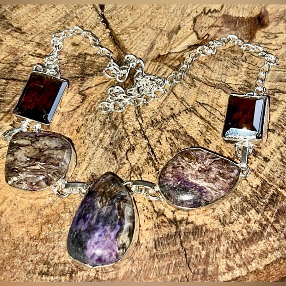 Deep Purple Charoite Necklace - Picture 5 of 11